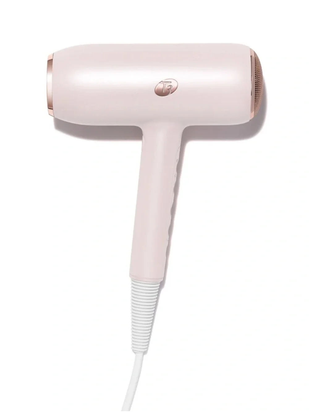 Pink Compact Hair Dryer with Diffuser & Nozzle Attachments